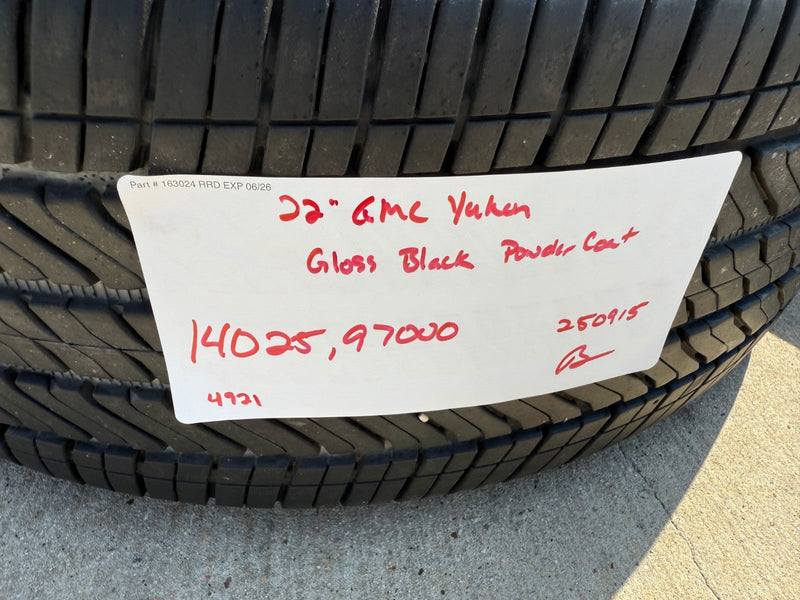 22" GMC Yukon Sierra DENALI OEM wheels rims 14025 97000 tires Texas Truck Tire