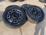 20" Ford F-250 F-350 OEM Lariat Platinum wheels rims 10486 tires 2025 2026 NEW Texas Truck Tire