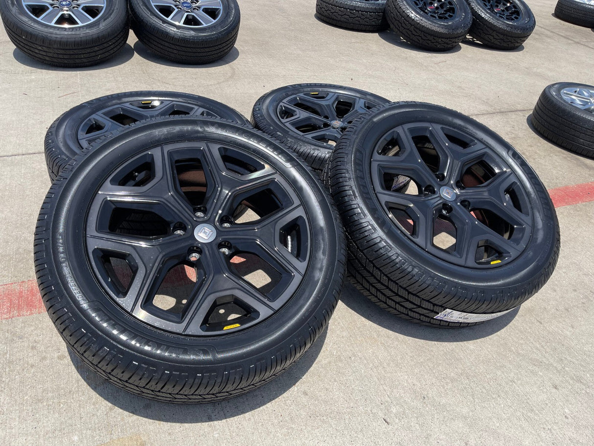 22" Rivian R1T R1S OEM wheels rims tires 2022 2023 2024 2025 2026 NEW MICHELIN Texas Truck Tire