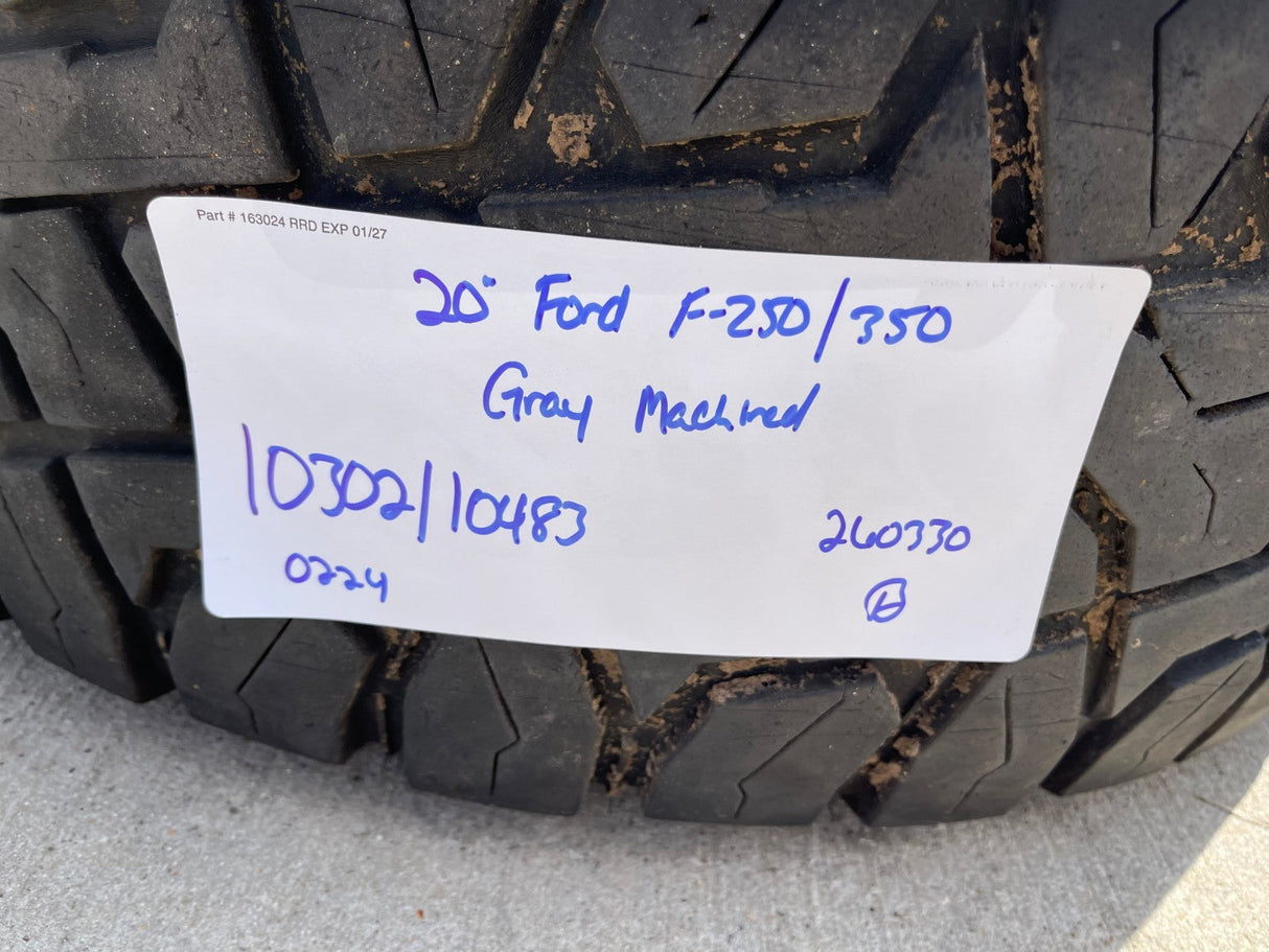 20" Ford F-250 F-350 OEM 10302 10483 LIMITED wheels rims 2024 2025 2026 TOYO 35" Texas Truck Tire
