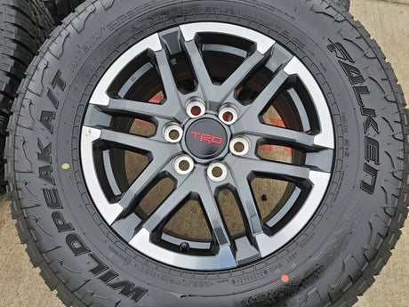 18" Toyota Tacoma TRD OEM 10641 wheels rims 2024 2025 2026 FALKEN NEW 33" Texas Truck Tire