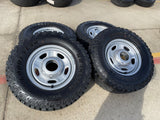 17" Ford F-250 F-350 OEM 3828 wheels rims tires GOODYEAR TERRITORY A/T 33" NEW Texas Truck Tire