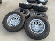 17" Dodge Ram 3500 Dually Laramie 8x200 wheels rims 2701 2702 OEM NEXEN Texas Truck Tire
