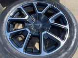 22" Chevy Tahoe Suburban RST OEM 14035 wheels rims Silverado 2024 2025 2026 2027 Texas Truck Tire