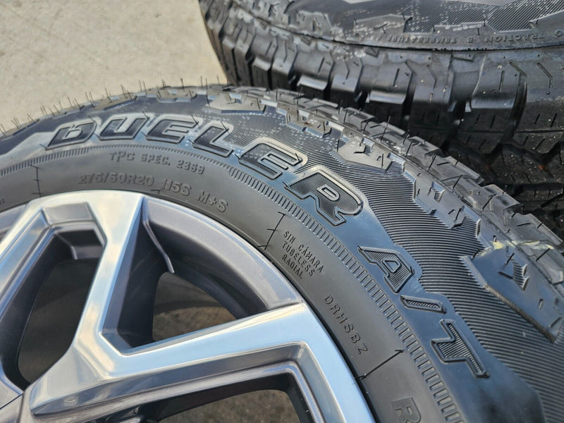 20" GMC Sierra Yukon AT4 95369 OEM wheels rims Tahoe Silverado 2023 2024 2025 Texas Truck Tire