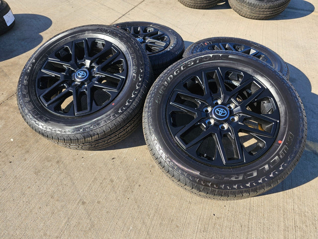 20" Toyota Tundra TRD OEM wheels rims TSS 75276 95295 Sequoia 2024 2025 2026 NEW Texas Truck Tire