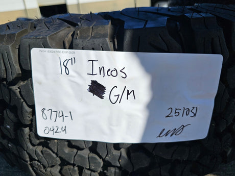 (4) 18" INEOS Grenadier OEM wheels rims beadlock 2023 2024 2025 2026 BFG KO2 Texas Truck Tire