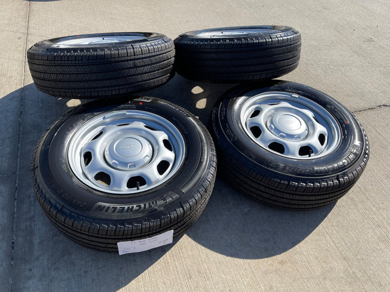 17" Ford F-150 OEM rims wheels 3857 tires steel 2022 2023 2024 2025 2026 NEW Texas Truck Tire