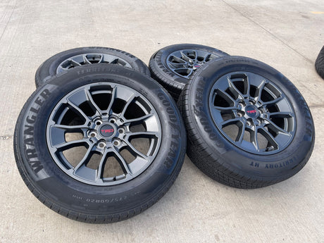 20" Toyota Tundra TRD OEM wheels rims 95314 65196 Sequoia gray GOODYEAR Texas Truck Tire