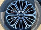 20" Nissan Titan PRO-4X Armada OEM wheels rims tires black 2023 2024 2025 2026 Texas Truck Tire