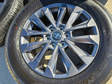 20" Toyota Land Cruiser OEM wheels rims 94057 Tundra Sequoia 2024 2025 2026 NEW Texas Truck Tire