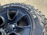 (5) 17" Jeep Wrangler Rubicon OEM 96226 wheels rims Gladiator BFG KO2 NEW 2026 Texas Truck Tire