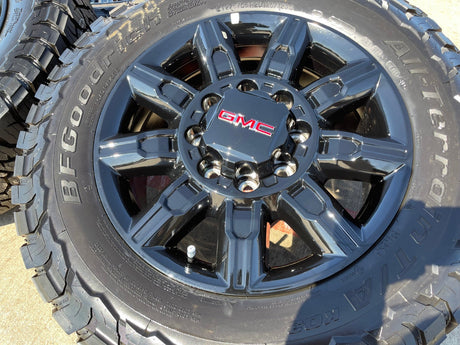 20" GMC Sierra AT4X 2500 3500 OEM 14137 5963 wheels rims Silverado BFG KO3 NEW Texas Truck Tire