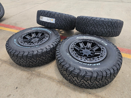 18" Hummer beadlock EV HEV 2500 OEM wheels rims 2023 2024 2025 2026 NEW BFG 35" Texas Truck Tire