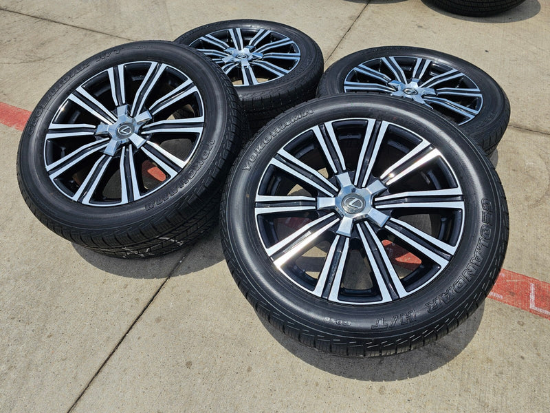 21" Lexus LX570 Toyota Land Cruiser OEM 74341 wheels rims tires 5x150 YOKOHAMA Texas Truck Tire