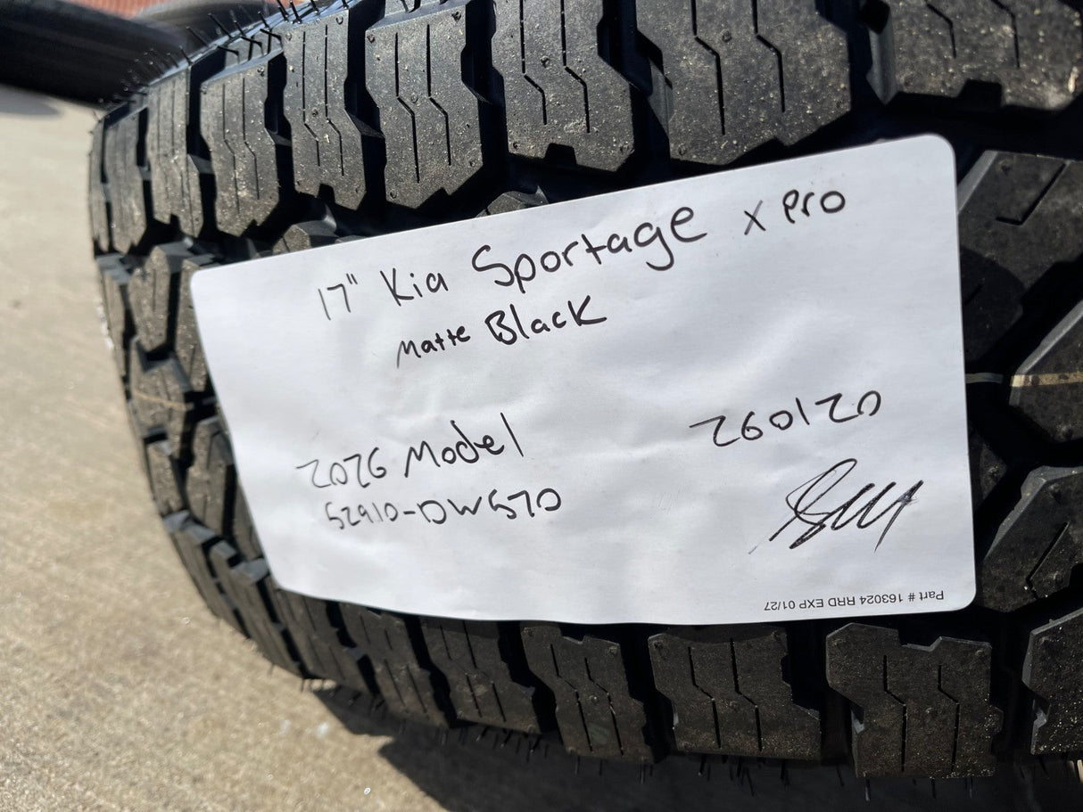 17" Kia Sorento X-PRO OEM wheels rims Telluride Sedona 2025 2026 NEW FALKEN A/T4 Texas Truck Tire