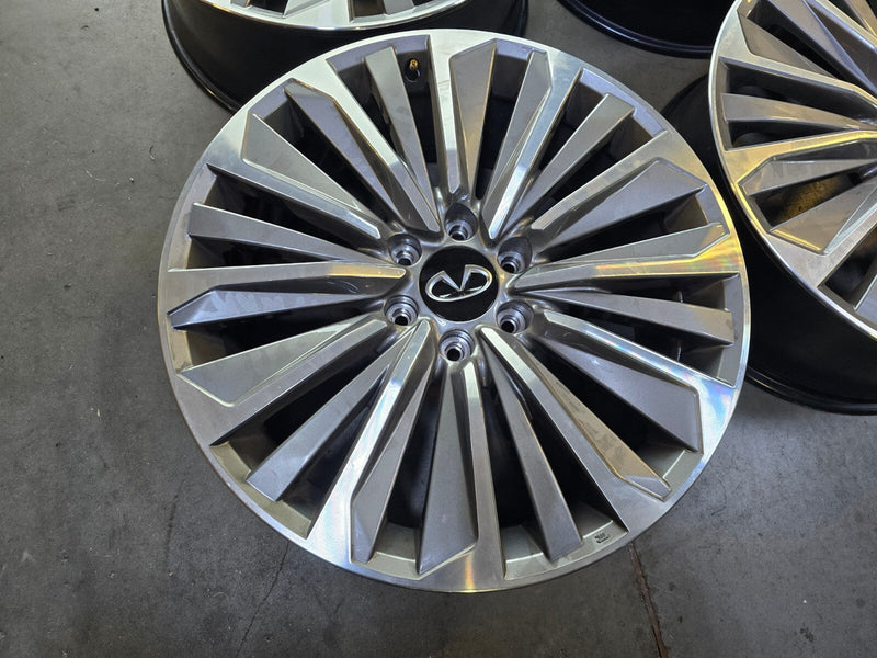 22" Infiniti QX80 QX56 Nissan Titan Armada OEM 94236 wheels rims 2025 2026 2027 Texas Truck Tire