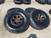 17" Ford F-150 Raptor OEM BEADLOCK rims wheels BRONZE 10459 95210 BFG 37" NEW Texas Truck Tire
