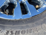 18" Ford F-250 F-350 OEM rims wheels 10290 chrome tires GOODYEAR WORKHORSE A/T Texas Truck Tire