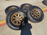 17" 4Runner Toyota Tacoma OEM BRONZE wheels rims FJ HANKOOK DYNAPRO A/T2 NEW Texas Truck Tire
