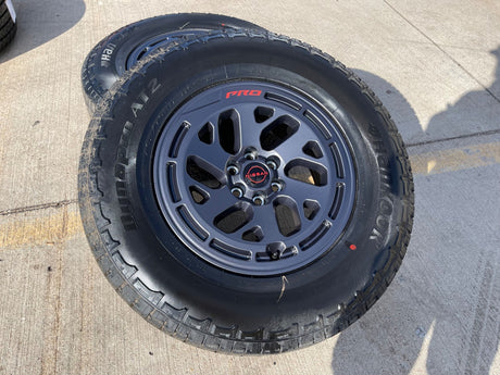 17" Nissan Frontier X-PRO OEM Desert Runner wheel rim tire 2024 2025 2026 NEW Texas Truck Tire