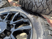 20" Chevy Silverado Trail Boss GMC AT4 2500 OEM 94030 wheels rims NEW BFG KO3 Texas Truck Tire
