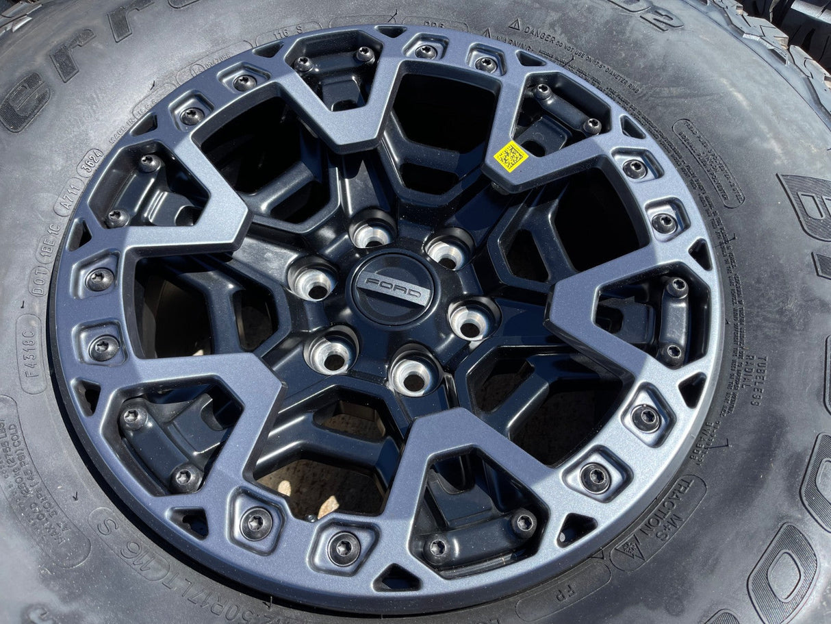 17" Ford F-150 Raptor R OEM BEADLOCK rim wheel 37" tire spare 2024 2025 2026 NEW Texas Truck Tire