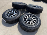 18" Ram 2500 3500 LARAMIE OEM wheels rims 2694 tires FIRESTONE A/T2 NEW 2026 Texas Truck Tire