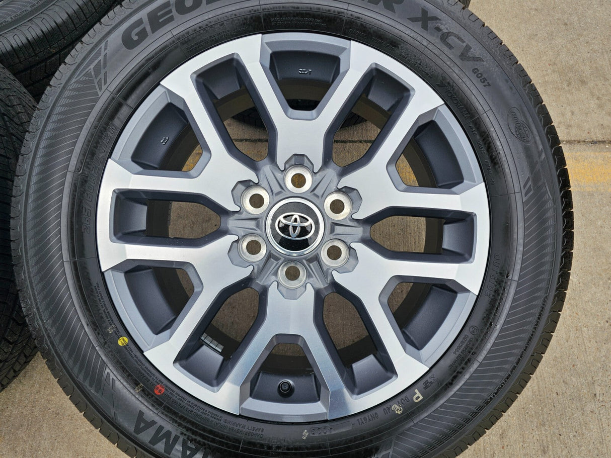 20" Toyota Tundra TSS TRD OEM wheels rims 95359 75277 Sequoia 2024 2025 2026 NEW Texas Truck Tire