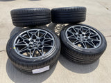19" Ford Mustang GT Track Pack OEM 10600 10603 wheels rims 2025 2026 TPMS NEW Texas Truck Tire