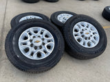 18" Chevy Silverado 2500 3500 OEM 5959 wheels rims MICHELIN LTX A/T2 Texas Truck Tire