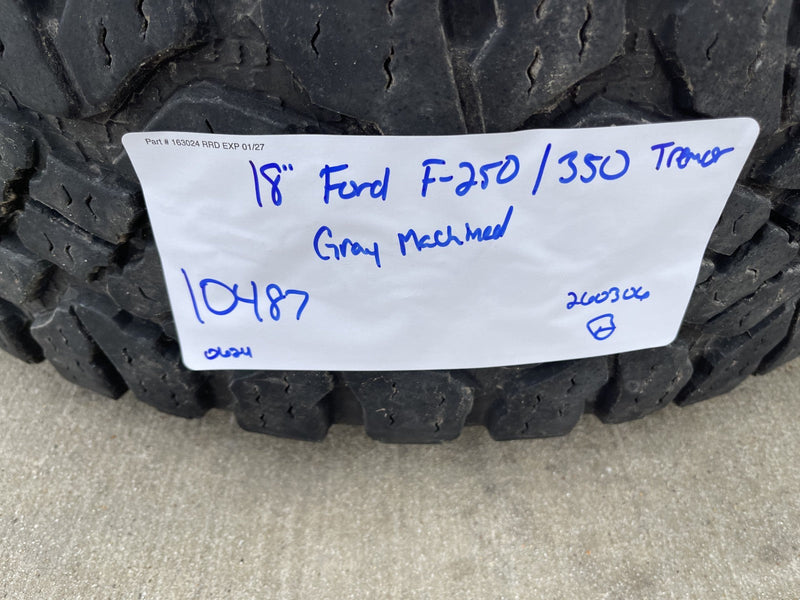 18" Ford F-250 F-350 OEM TREMOR rims wheels 10482 tires 35" DURATRAC R/T Texas Truck Tire