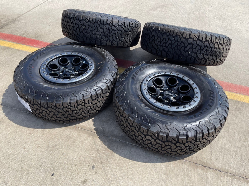 17" Ford F-150 Raptor OEM BEADLOCK 10612 rims wheels BFG KO2 37" 2025 2026 NEW Texas Truck Tire