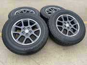 18" Jeep Gladiator Overland OEM wheels rims Wrangler 9241 tires BRIDGESTONE A/T Texas Truck Tire