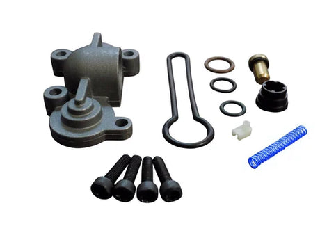 TruckTok 2003-2007 6.0L Ford F250 F350 F450 F550 Powerstroke Engine Fuel Pressure Regulator Blue Spring Kit