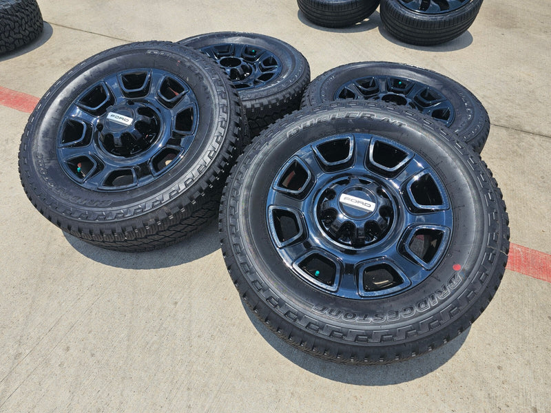 20" Ford F-250 F-350 OEM Lariat Platinum wheels rims 10486 tires 2025 2026 NEW Texas Truck Tire