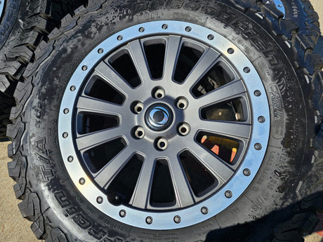 (4) 18" INEOS Grenadier OEM wheels rims beadlock 2023 2024 2025 2026 BFG KO2 Texas Truck Tire
