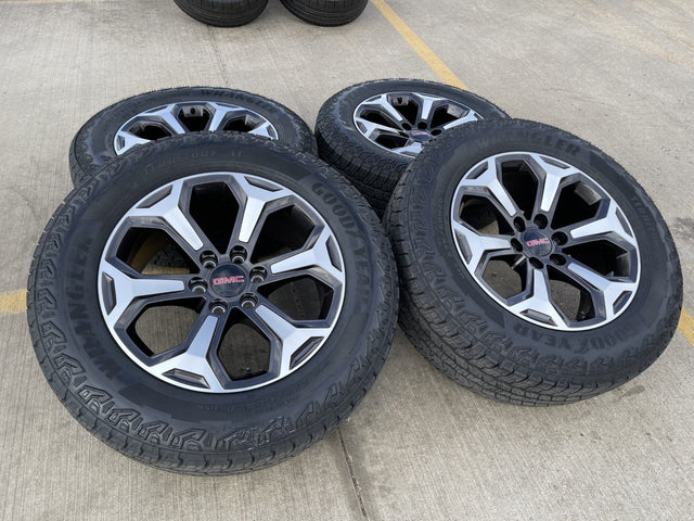 20" GMC Sierra Canyon Chevy Silverado OEM wheels rims 2024 2025 2026 2027 NEW Texas Truck Tire