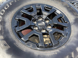 17" Ford F-150 Raptor Bronco OEM rims wheels 10461 tires 37" BFG Texas Truck Tire