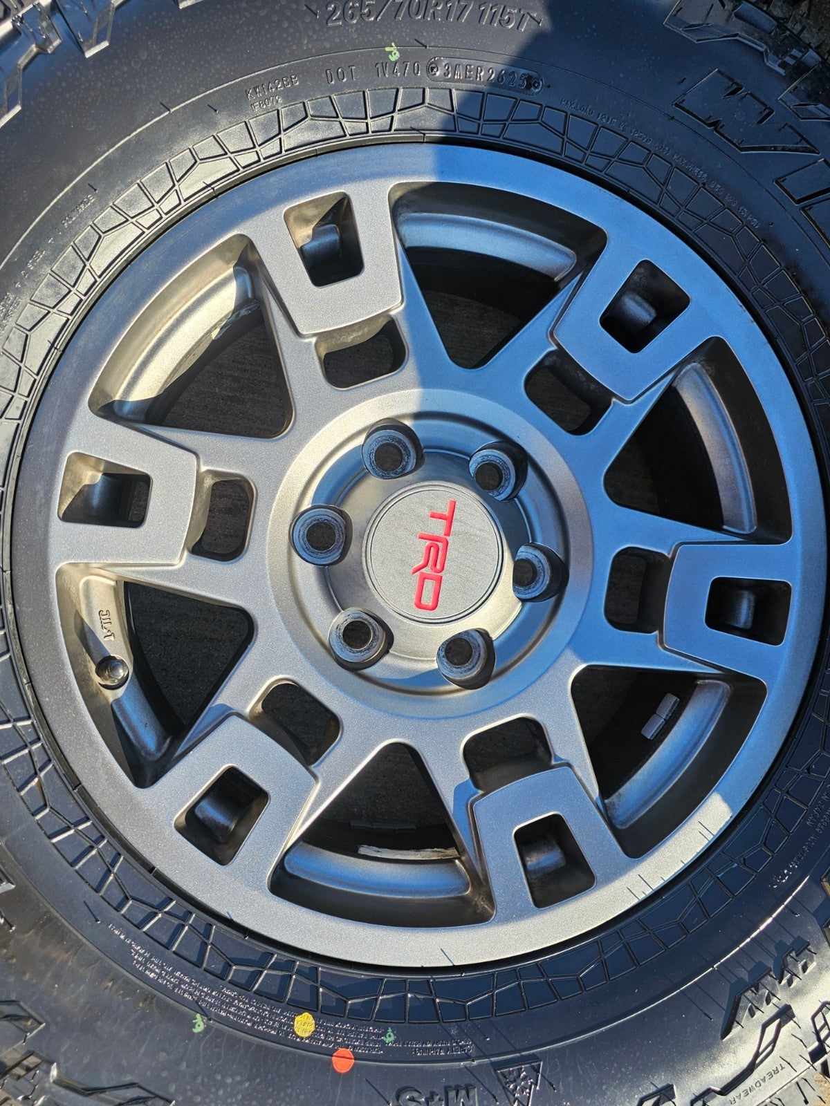 17" Toyota Tacoma 4Runner OEM wheels rims GRAY 75167 TRD FJ FALKEN A/T4 NEW Texas Truck Tire