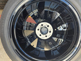 22" Lincoln Navigator OEM rims wheels Black Label 95384 10496 tires PIRELLI NEW Texas Truck Tire