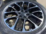22" Chevy Silverado GMC OEM Replica Yukon Tahoe 14079 wheels rims tires Texas Truck Tire