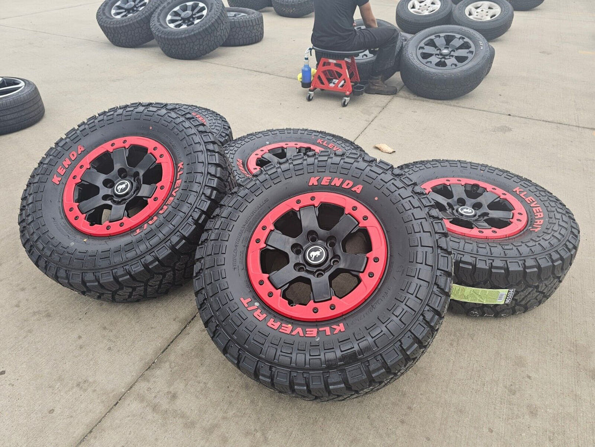 17" Ford Bronco HERITAGE 10386 OEM wheels rims BEADLOCK 2024 2025 NEW 35" Texas Truck Tire