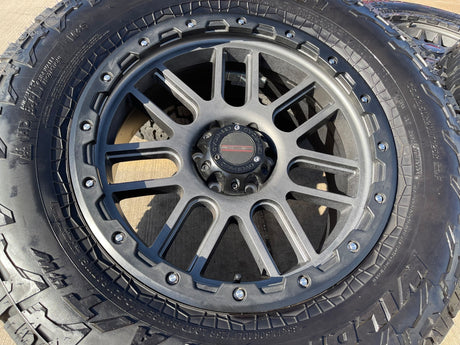 20" Ford F-150 ROUSH OEM Vision 111 Nemesis rims wheels Expedition FALKEN 35" Texas Truck Tire