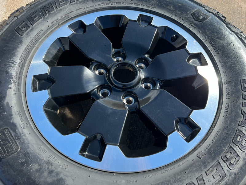 (1) 18" Ford Bronco BADLANDS OEM black wheel rim 10282 Ranger Spare tire Texas Truck Tire