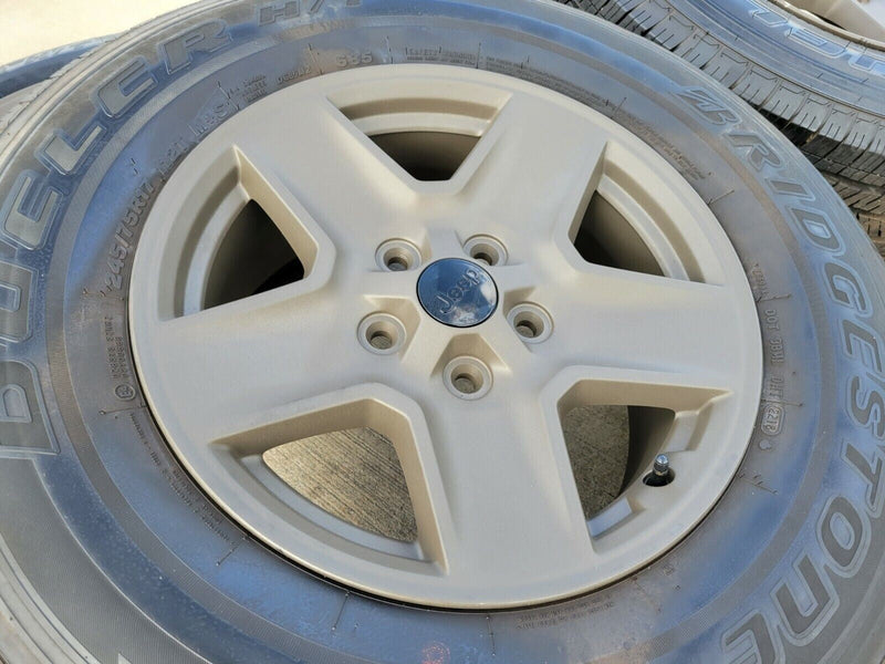 17" Jeep Gladiator MILITARY EDITION OEM wheels rims 9235 Wrangler tires Texas Truck Tire