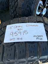 18" Chevy Silverado ZR2 Tahoe TRAIL BOSS Sierra OEM 95415 wheels rims GOODYEAR Texas Truck Tire