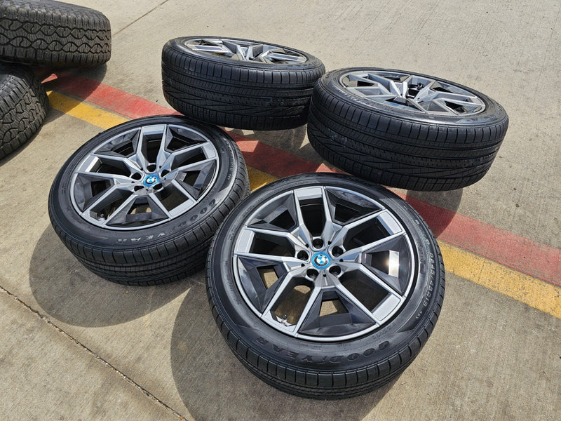 19" BMW OEM 5 Series wheels rims 86710 5x112 G60 i5 2024 2025 2026 NEW GOODYEAR Texas Truck Tire