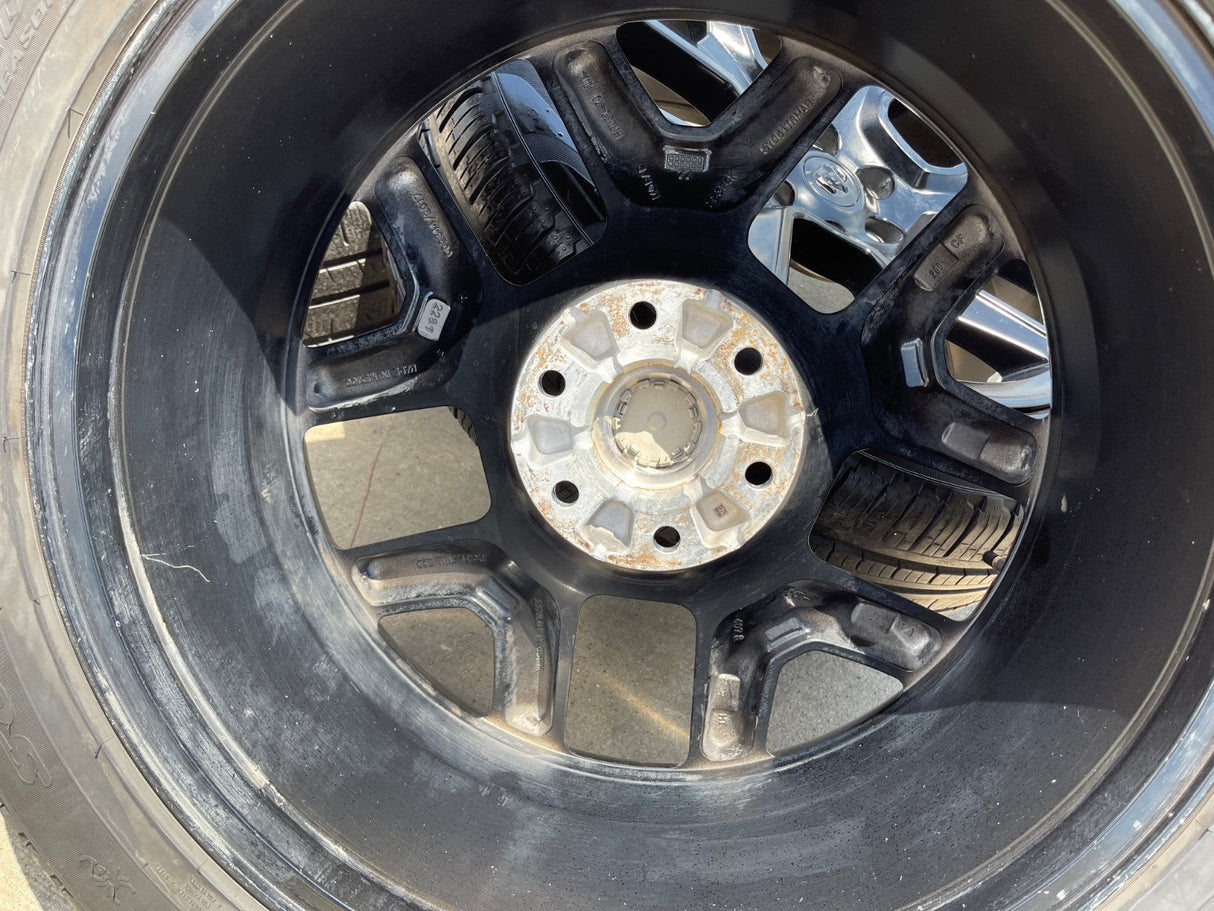 22" Dodge Ram 1500 OEM LIMITED Laramie wheels rims black 2725 2684 PIRELLI Texas Truck Tire
