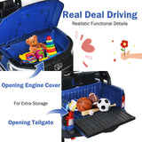 2-Seater Toyota Hilux Ride On Truck Car with Remote Control - Blue